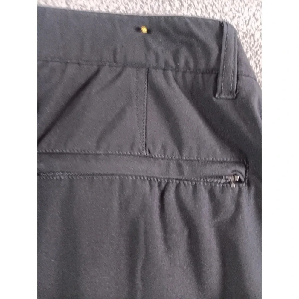 32 Degrees Mens Pants 40x30 Black Performance Travel Stretch Zip Pockets